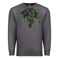 Charcoal Heather Amazon Elephant Ear Premium Sweatshirt - LillyAllenDesigns