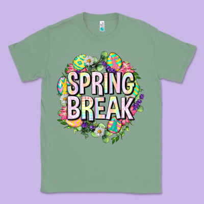 Spring Break Easter Classic Tee Designed By Neo Western
