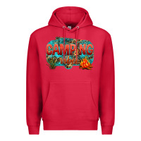 Cardinal camping vibes Premium Hoodie - NancyCooperArtShop