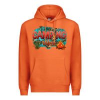 Carrot camping vibes Premium Hoodie - NancyCooperArtShop