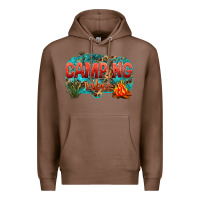 Chestnut camping vibes Premium Hoodie - NancyCooperArtShop