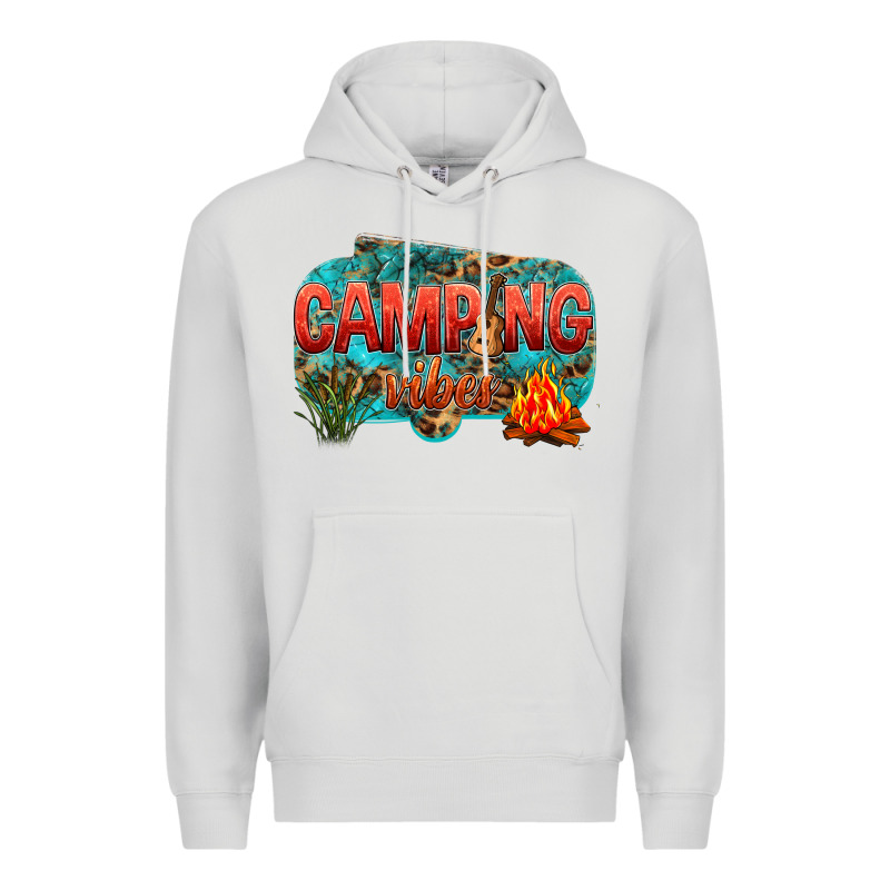 Camping Vibes Premium Hoodie by NancyCooperArtShop | Teevron