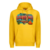 Lemon camping vibes Premium Hoodie - NancyCooperArtShop
