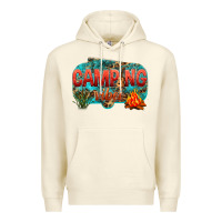 Sandshell camping vibes Premium Hoodie - NancyCooperArtShop