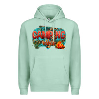 Seafoam camping vibes Premium Hoodie - NancyCooperArtShop