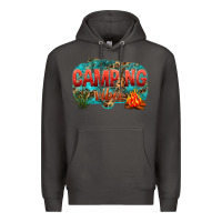 Smoke camping vibes Premium Hoodie - NancyCooperArtShop