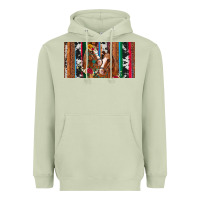 Matcha western horses gemstone horse cowhide leopard floral background licens Heavyweight Hoodie - Artiststas