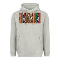 Moon Dust western horses gemstone horse cowhide leopard floral background licens Heavyweight Hoodie - Artiststas