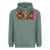 Sage western horses gemstone horse cowhide leopard floral background licens Heavyweight Hoodie - Artiststas