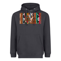 Smoke western horses gemstone horse cowhide leopard floral background licens Heavyweight Hoodie - Artiststas