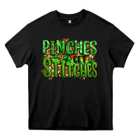 Black pinches get stitches st patricks Heavy Core Tee - LillyAllenDesigns