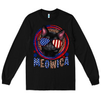 Black Meowica Long Sleeve Tee - Neo Western