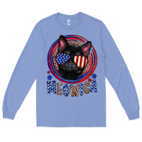 Colony Blue Meowica Long Sleeve Tee - Neo Western