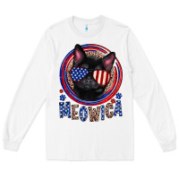 White Meowica Long Sleeve Tee - Neo Western