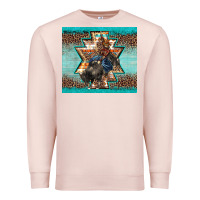 Pale Pink western rodeo bullfighter Aztec leopard turquoise Premium Sweatshirt - BarkalooDesign
