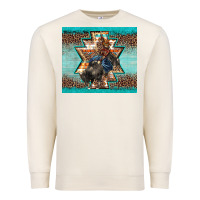 Sandshell western rodeo bullfighter Aztec leopard turquoise Premium Sweatshirt - BarkalooDesign