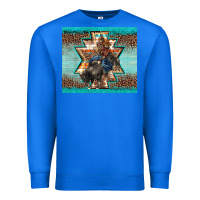 True Royal western rodeo bullfighter Aztec leopard turquoise Premium Sweatshirt - BarkalooDesign