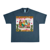 Midnight Navy Cafecito y chisme coffee cups Urban Heavy Tee - Zillion Design Studio