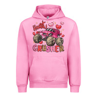 Fuchsia Pink name monster truck heartbreaker Urban Hoodie - LillyAllenDesigns
