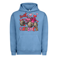 Pigment Pebble Blue name monster truck heartbreaker Urban Hoodie - LillyAllenDesigns