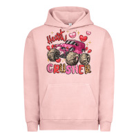 Pigment Salmon name monster truck heartbreaker Urban Hoodie - LillyAllenDesigns