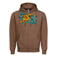 Chestnut this is gods country sunflower Zipper Hoodie - AdoDesignShop