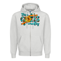 Dove Grey this is gods country sunflower Zipper Hoodie - AdoDesignShop