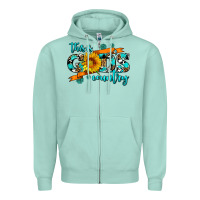 This Is Gods Country Sunflower Zipper Hoodie | Teevron