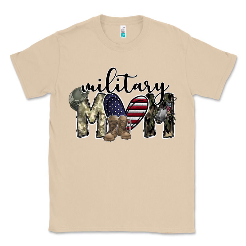 Military Mom Classic Tee by SublimationCraftShop | Teevron