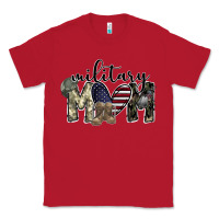 Red military mom Classic Tee - SublimationCraftShop