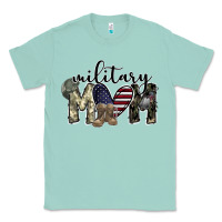 Seafoam military mom Classic Tee - SublimationCraftShop