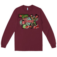 Burgundy texas Long Sleeve Tee - SublimationCraftShop