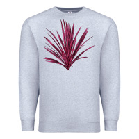 Heather Grey Pink Cordyline Premium Sweatshirt - LillyAllenDesigns