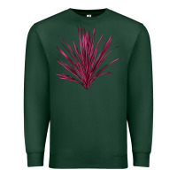 Sports Green Pink Cordyline Premium Sweatshirt - LillyAllenDesigns