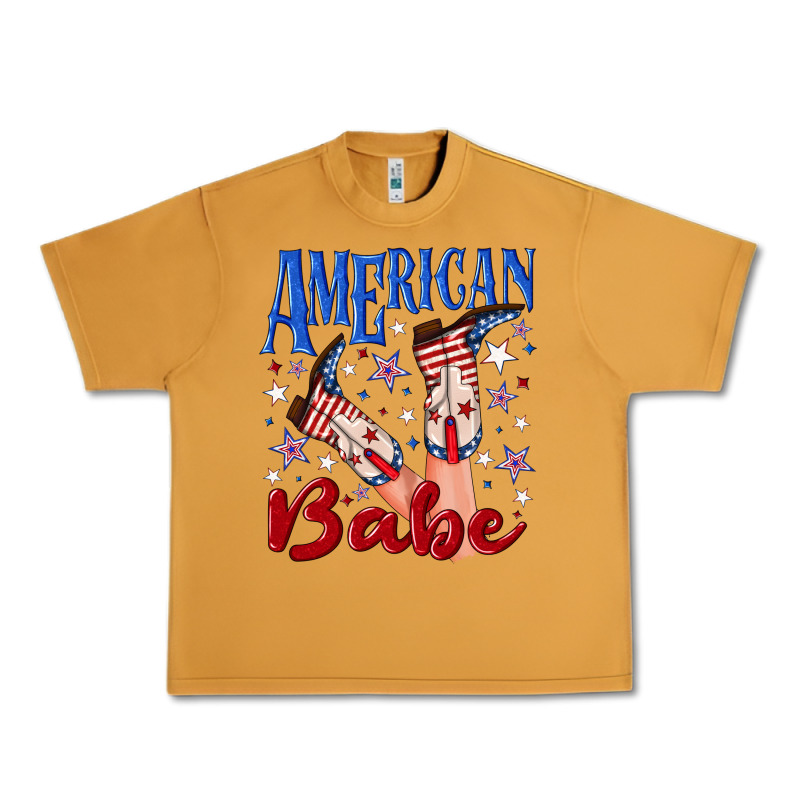 American Babe 4th July Urban Heavy Tee by texasbilliewilder | Teevron
