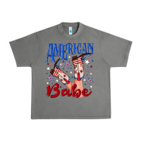 Tornado American babe 4th july Urban Heavy Tee - texasbilliewilder