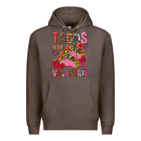 Coffee tacos are my valentine Premium Hoodie - NancyCooperArtShop