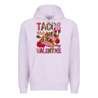 Lilac tacos are my valentine Premium Hoodie - NancyCooperArtShop