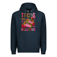 Navy tacos are my valentine Premium Hoodie - NancyCooperArtShop