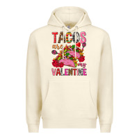 Sandshell tacos are my valentine Premium Hoodie - NancyCooperArtShop