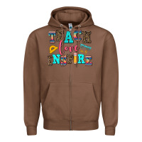 Chestnut teach love inspire Zipper Hoodie - AdoDesignShop