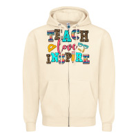 Sandshell teach love inspire Zipper Hoodie - AdoDesignShop