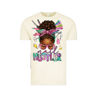 Vintage Arctic nail hustler afro messy bun Vintage Tee - texasbilliewilder