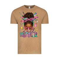 Vintage Camel nail hustler afro messy bun Vintage Tee - texasbilliewilder