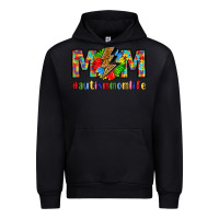 Black empowering autism mom life Urban Hoodie - LillyAllenDesigns