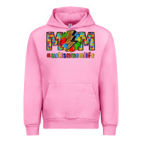 Fuchsia Pink empowering autism mom life Urban Hoodie - LillyAllenDesigns