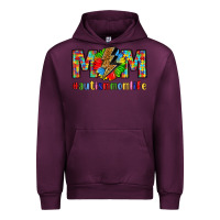 Mauve Wine empowering autism mom life Urban Hoodie - LillyAllenDesigns