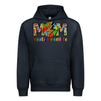 Navy empowering autism mom life Urban Hoodie - LillyAllenDesigns