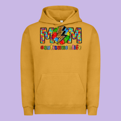 Empowering Autism Mom Life Urban Hoodie Designed By Lillyallendesigns