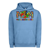 Pigment Pebble Blue empowering autism mom life Urban Hoodie - LillyAllenDesigns
